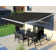 Multiple Awnings 9'' Fabric Cover Motorized Retractable Patio Awning