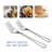 24 Piece Silverware Set, Flatware Utensils Set Mirror Polished, Dishwasher Safe Service For 4, Include Knife/Fork/Spoon/Steak Knife/Wire Mesh Steel Cutlery Holder Storage Trays (Tray)