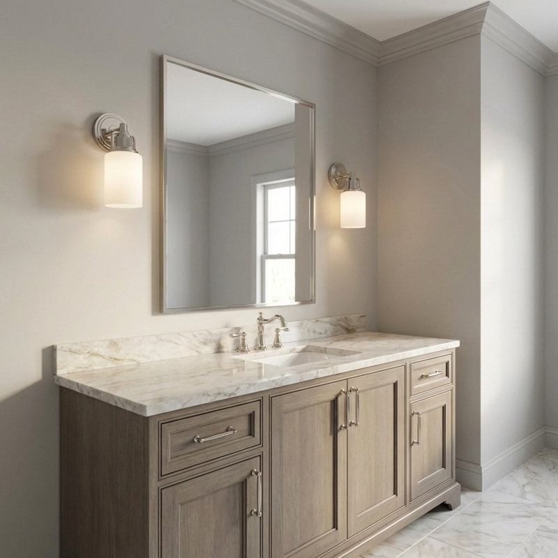 Bath, Polished Nickel, 10.25" H x 4.5" W x 5.5" D