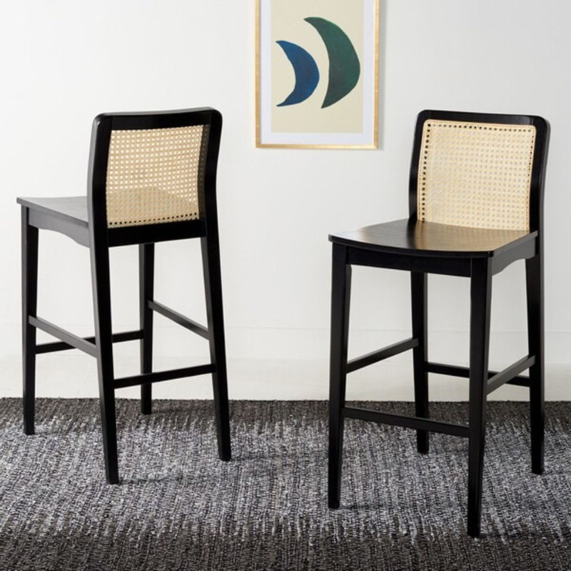 Tabouret Benicio 28,9 po, Noir