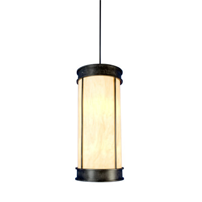 Luminaire suspendu cylindrique unique à 4 lumières Theodora