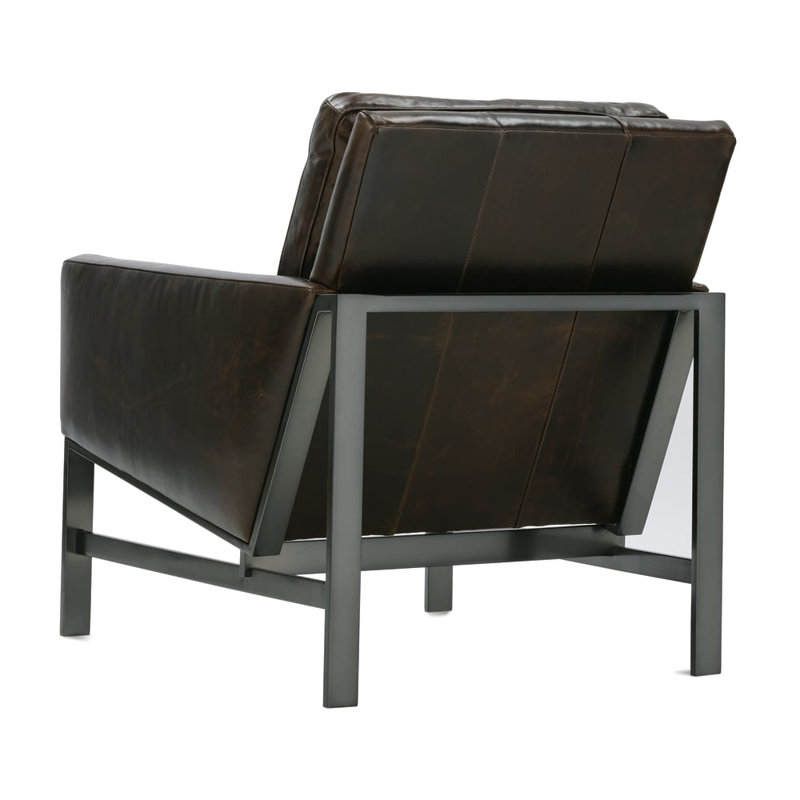 Leather Chair, Bark (KL232-80), Umber