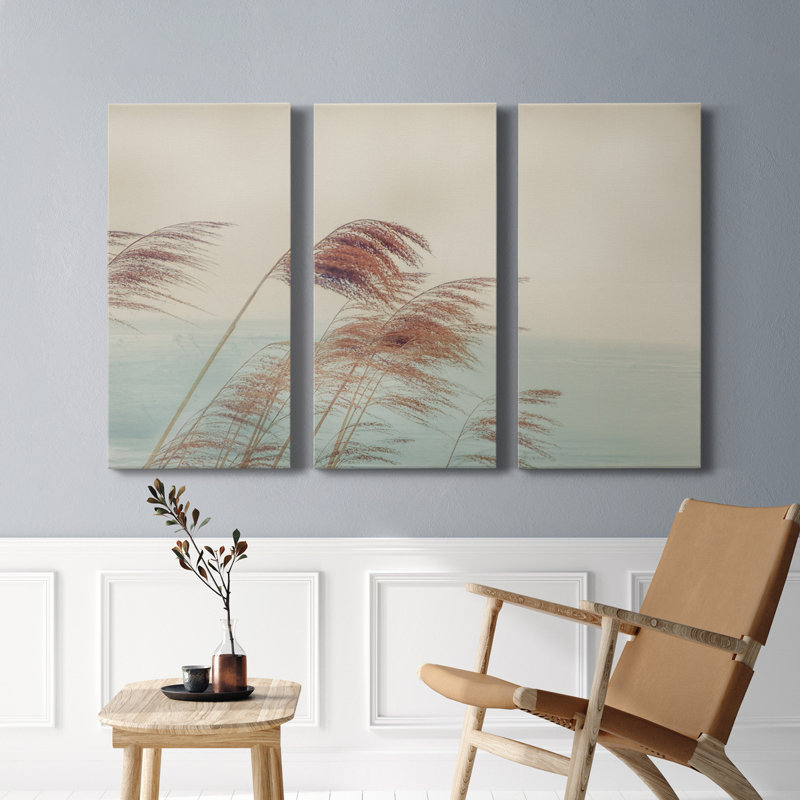 Windy I - ensemble de 3 impressions sur toile tendue, H 18 po x l 36 po x P 1 po