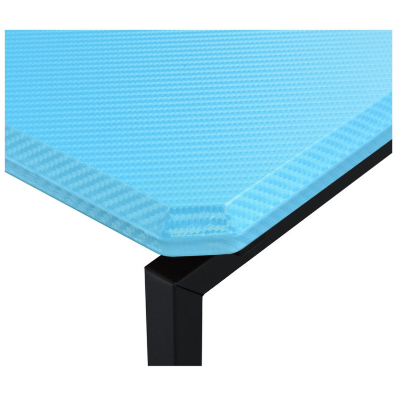 Ensemble de table basse et de table de bout Gaetano, Bleu