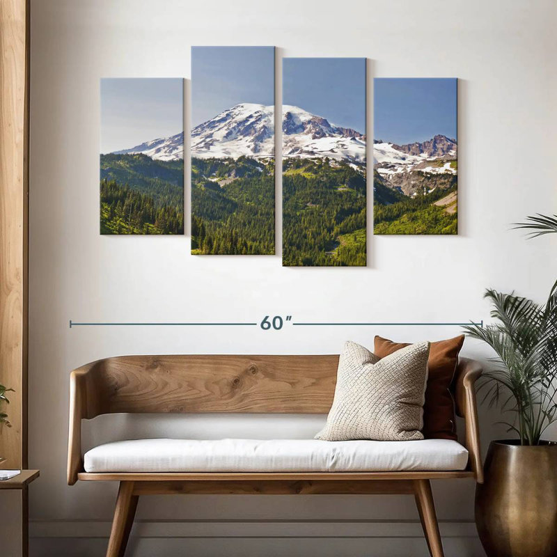 Alvord Mt. Rainier Valley, H 32 po x l 52 po