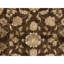 Hand Knotted Wool Area Rug in Brown/Gold