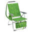 Chaise de plage pliable avec appui-tête et porte-gobelet, hauteur du siège de 43 cm, structure en aluminium, 7 positions d'inclinaison pour se détendre au bord de la piscine ou sur la terrasse.