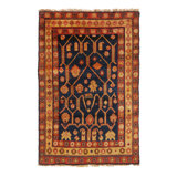 One-of-a-Kind 4' X 6' Hand Knotted Area Rug