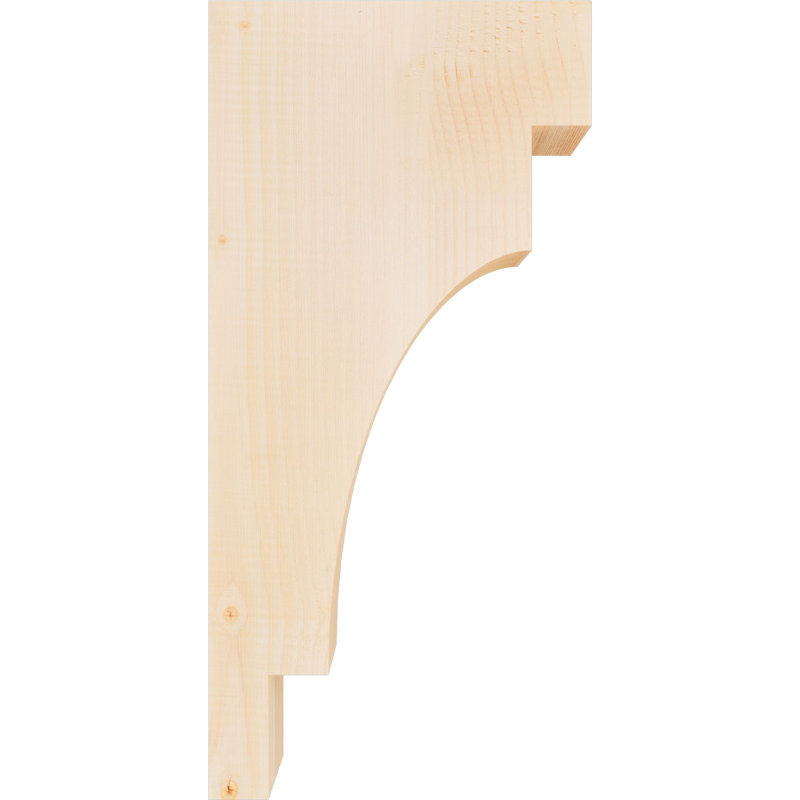 Corbeau méditerranéen, H 24 po x l 3,5 po x P 12 po, Sapin de Douglas, Lisse