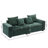 Makassar 89.37'' Sofa with Square Armrests-233956637