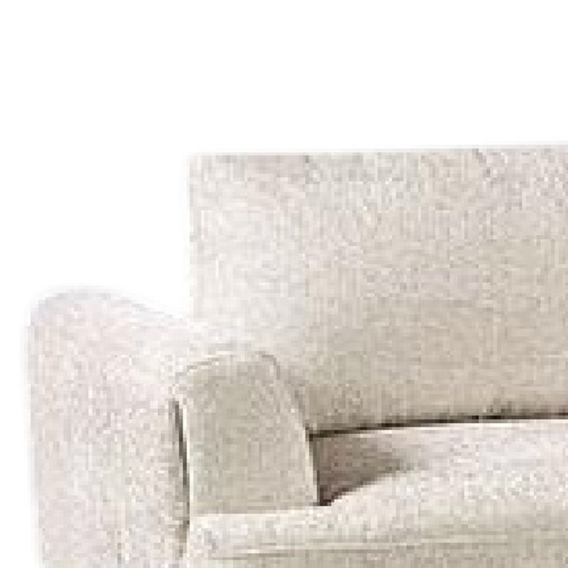 Grand canapé modulaire en L Batty Batty, Chenille brun clair