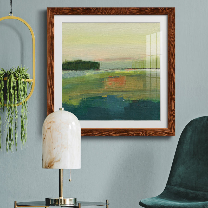 Way To Woodstock I - Peinture encadrée, Érable encadré, H 35,5 po x l 35,5 po x P 1,5 po