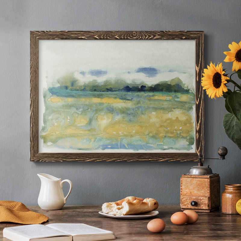 Paysage fluide I, Noyer, H 26 po x l 38 po