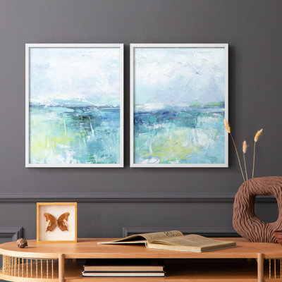 Série ABSTRACT DCCDXIV - reproduction encadrée de qualité supérieure - prête à être accrochée - aucun clou requis - aucun clou requis