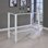 Julessa Rectangular Glass Top Dining Table