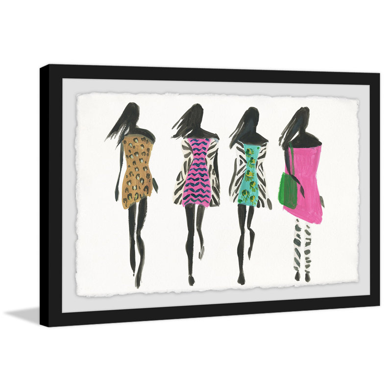 Swanky Style - Single Picture Frame Painting, 61cm H x 91cm W x 4cm D