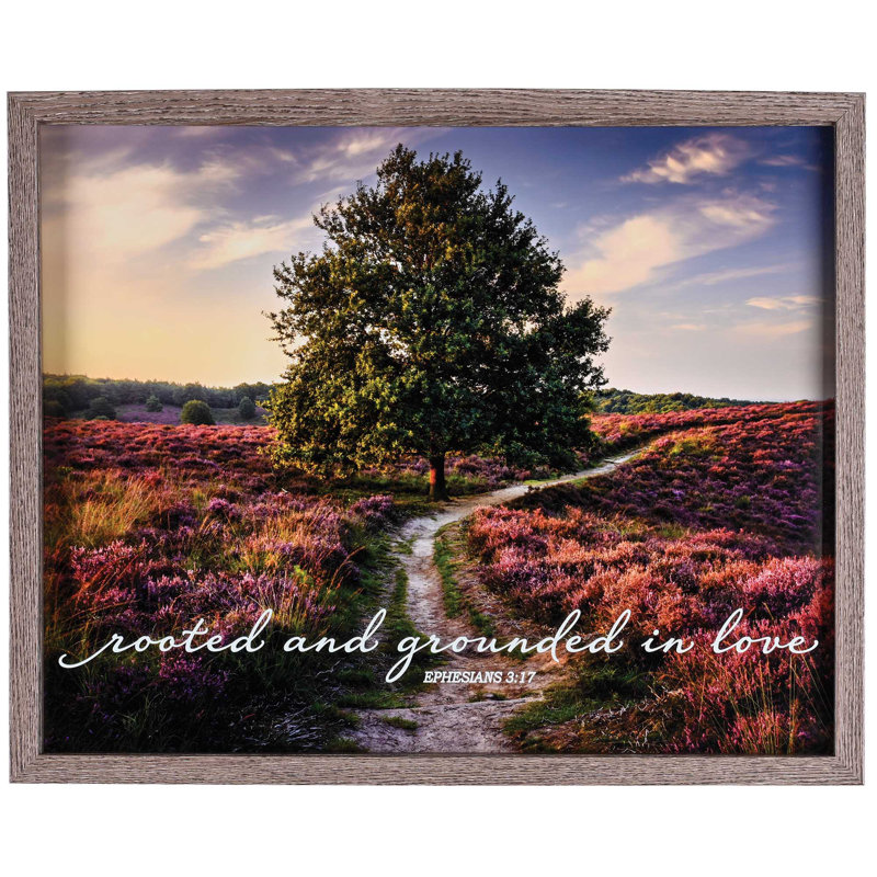 Framed Wall Art Rooted And Grounded