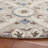 Hand Tufted Wool/Cotton Damask Rug in Gray/Beige-454958781