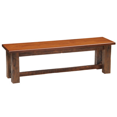 Reclaimed Barnwood Solid Wood Bench