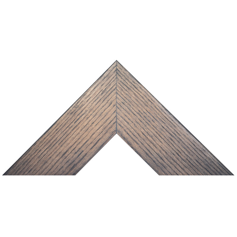 Miroir en bois franc Lark Manor ™ Ozark, 33 po x 52 po, Gris carbone