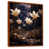 Toile avec cadre flottant brun