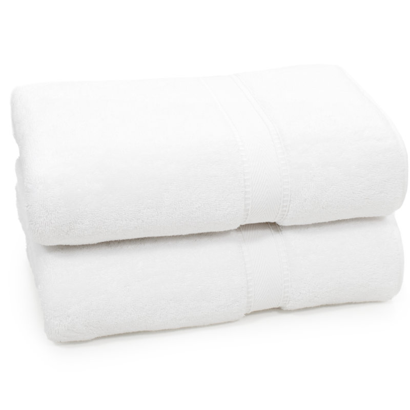 Sinemis Super Plush Bath Towel, White