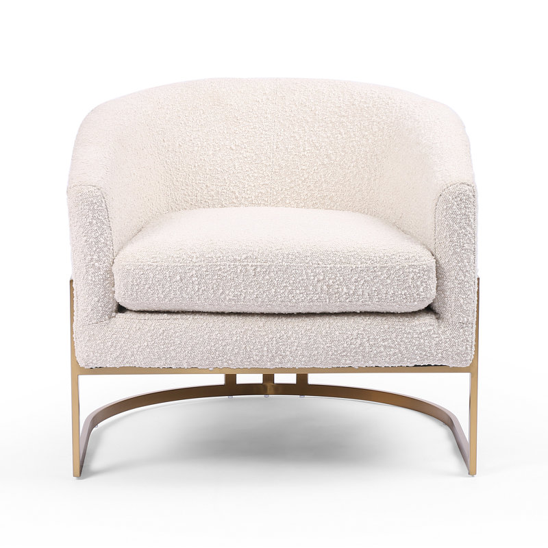 Corbin Barrel Chair, Knoll Natural Polyester Blend