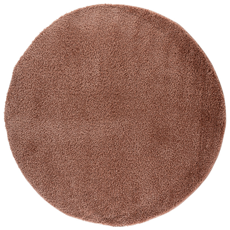 Atlantis Shag 100 Performance Solid Color Rug, 6'-7" X 6'-7" Round