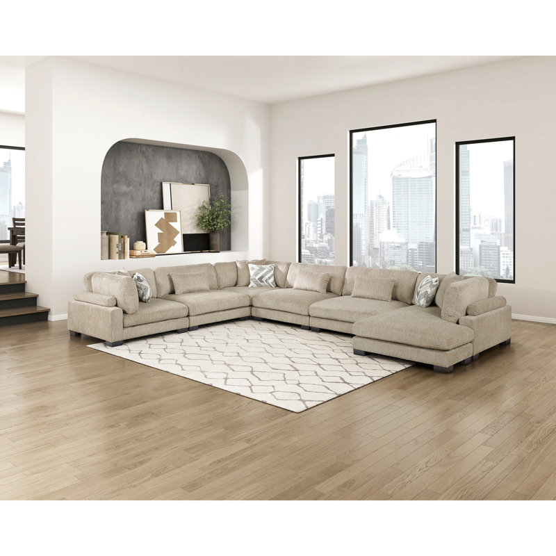 Grand canapé modulaire Contemporary