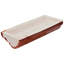 Novecento Moldura 5.1" x 2.1" Glossy Ceramic Chair Rail Tile Trim in Red/burgundy