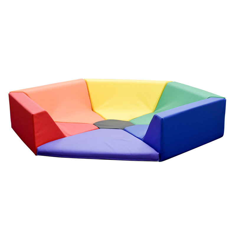 Hexagon Happening Hollow - 7 piece, Multicolor