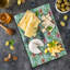 Ambesonne Luau planche à découper en verre trempé Hibiscus Monstera feuilles de palmier vermillon rose vif