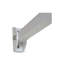 Auvent métallique White Ridge 5.6, fabriqué en aluminium léger pour l'extérieur, finition contemporaine en peinture poudre solide, charnière continue avec solin intégré, conception d'installation efficace.