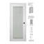 Smart Pro 8 Lite DIY-Friendly Manufactured Wood and Glass Single Prehung Interior Door-91483098-106870087