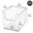 mDesign Kitchen Plastic Storage Organizer Bin with Open Front-98155906-98155910