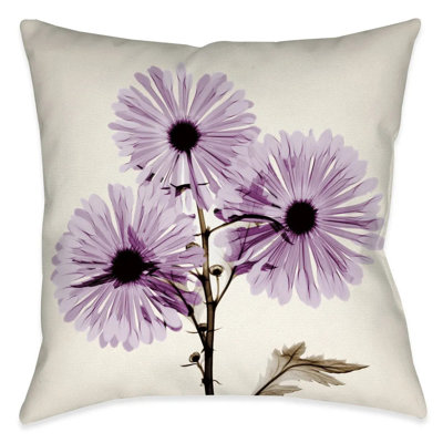Coussin décoratif d'intérieur Chrysanthemum XRay