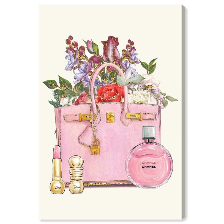 Oliver Gal My Floral Gifts Handbags - Painting on Canvas - Wayfair Canada