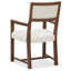 Chaise avec accoudoirs rembourrée Areebe