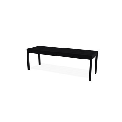 Bazza Flat Bench with Marine Grade Polymer Seat and Aluminum Frame
