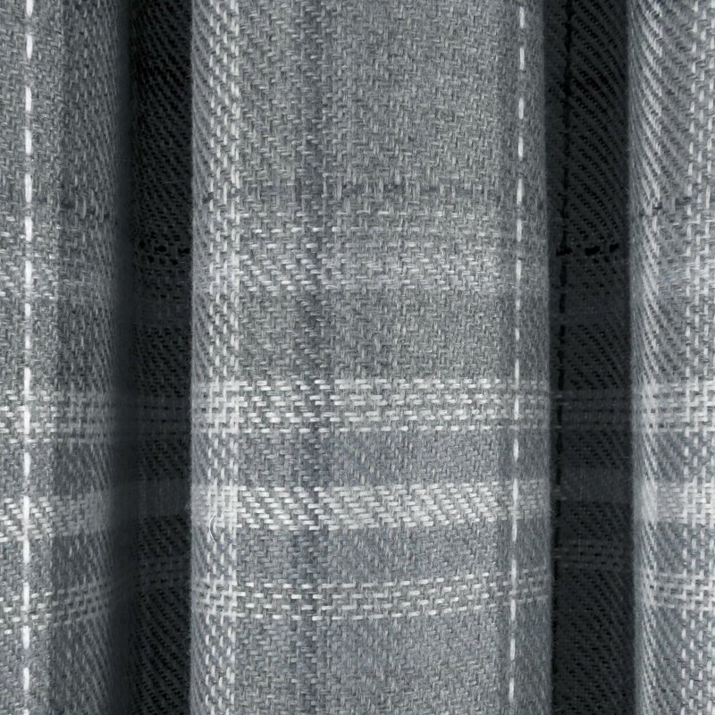 Haynie Room Darkening Curtain Pair, Grey, Width 229 x Drop 183cm