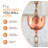 Marrgon Copper Rain Chain with Tulip Style Cups for Gutter Downspout Replacement-1938483494-1938483544