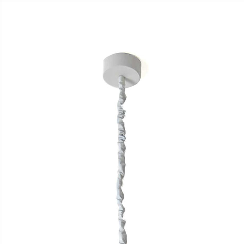 Paint 1 - Light White Bell Pendant, Grey/Orange
