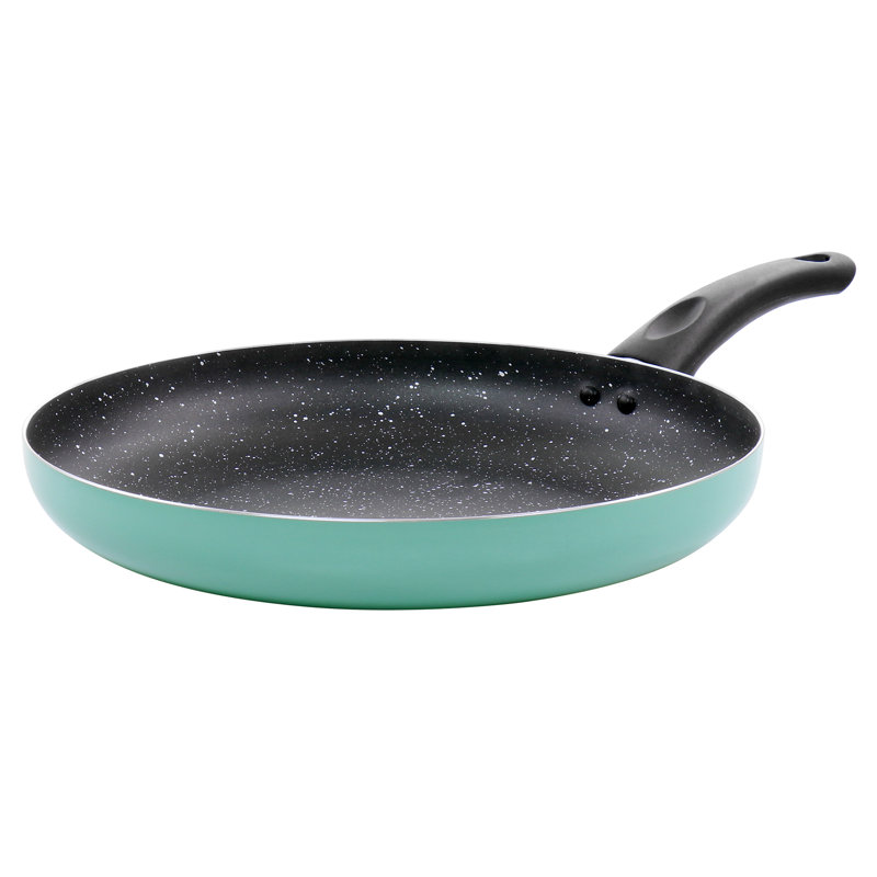 Poêle à frire antiadhésive en aluminium Oster Luneta, 11.5", Sarcelle