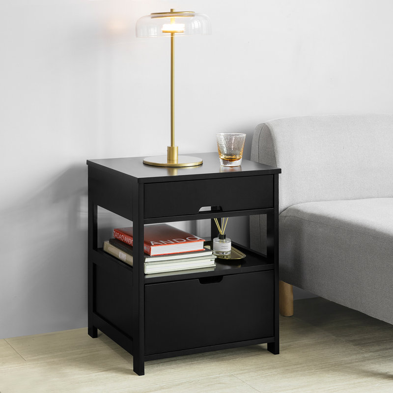 Antwerp 2 Drawer Bedside Table