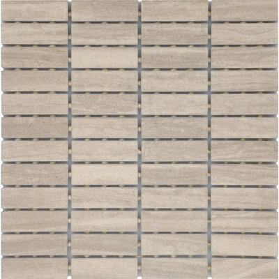 Carreau de mosaïque à joint droit en céramique émaillée 1 x 3 Daltile Articulo (10 pièces par carton) (10,00 pieds carrés par carton)