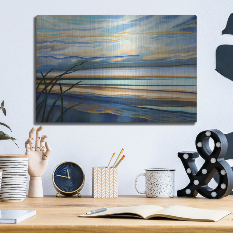 "Shoreline" par Louise Montillio, H 12 po x l 16 po