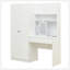 Armoire de rangement à 2 portes pour meuble-lavabo en bois avec miroir de maquillage et tiroirs