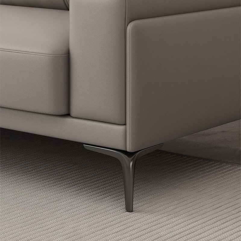 Ensemble de canapé et table à thé moderne français, Faux cuir