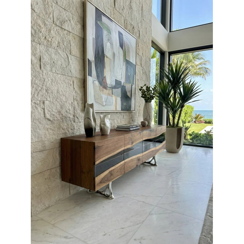 Milon 70.9 in. W Solid Wood Credenza