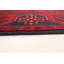 Tapis de zone en laine rouge 3 pi 4 po x 4 pi 9 po à main one-of-kind-noué la 2010s esari turque Alarick